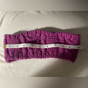 NIRVANA Magenta Hand Knit Headband